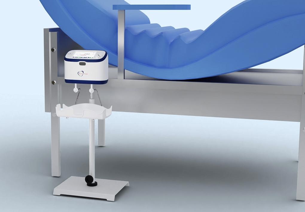 Flexible mounting options for the Hemo- Flow whole blood collection scale and mixer